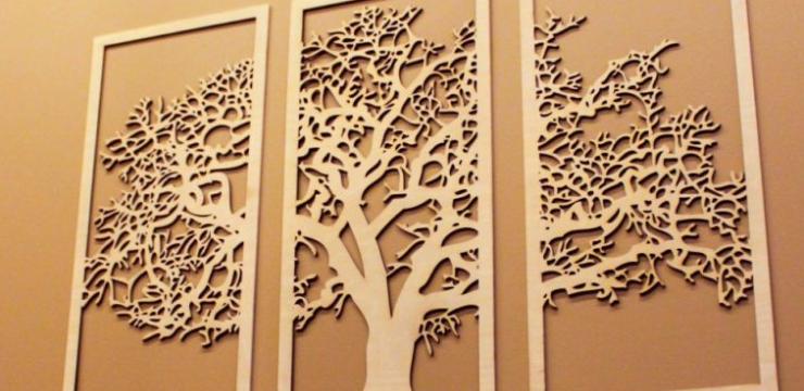 Настенное украшение «Дерево» в декоративной раме 