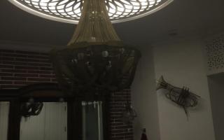 Дизайн потолочной люстры