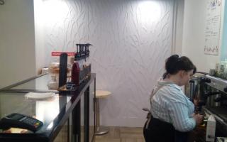  Потолок для оформления интерьера кафе 
